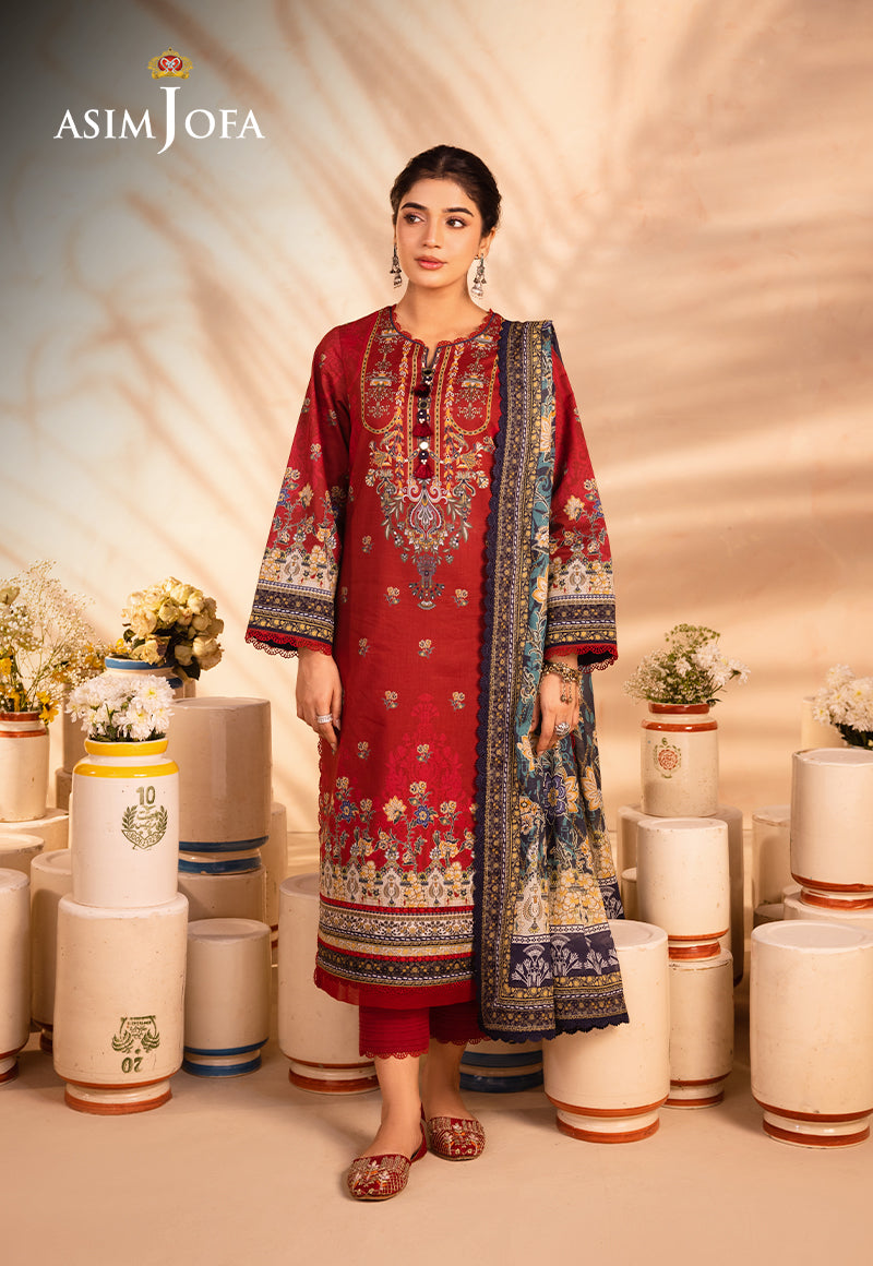 AJUB-02 PRINTED LAWN 3 PCS – Global AJ