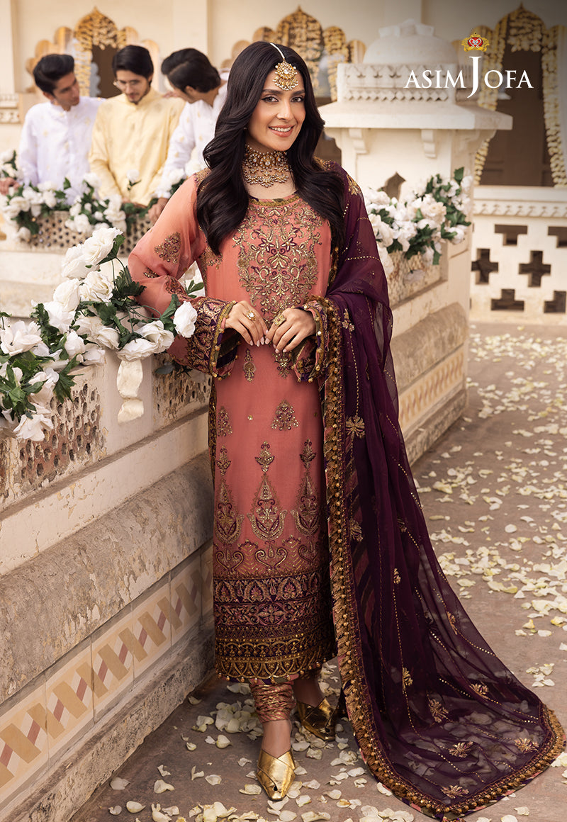 AJSH-13 EMBROIDERED CHIFFON 3 PCS – Global AJ