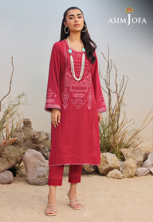 AJWS-12 (1-PC) EMBROIDERED SELF JACQUARD 1 PC