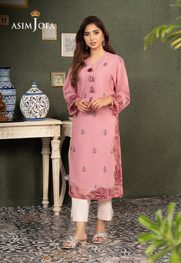 AJOD-08 EMBROIDERED SWISS LAWN 1 PC