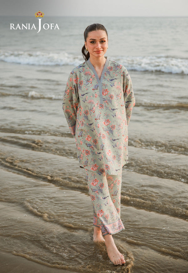 RARE-10 DIGITALLY PRINTED LAWN 2 PCS