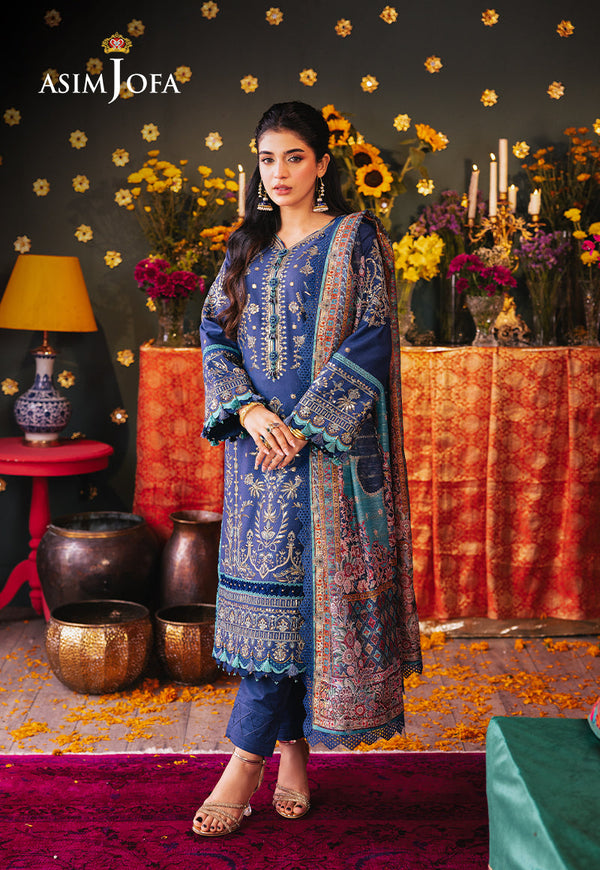 AJRA-24 EMBROIDERED JACQUARD 3 PCS